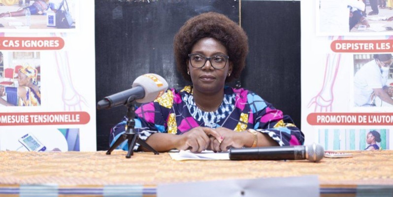 Dr Véronique Laubhouet, présidente de la Ligue ivoirienne contre l'hypertension artérielle. (Ph: Dr)