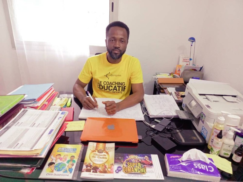 Beningo Cédric D’Alméida, directeur général, coach éducatif de la structure Cdab Compass.