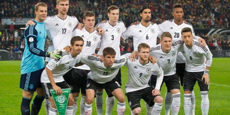 L'équipe d'Allemagne. (DR)