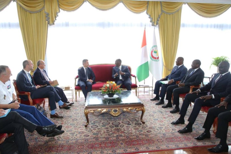 Le ministre français de l'Intérieur en visite en Côte d'Ivoire