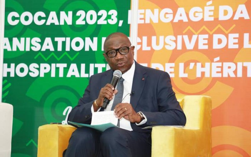 Le président du Cocan 2023, François Albert Amichia. (Ph: Honoré Bosson)