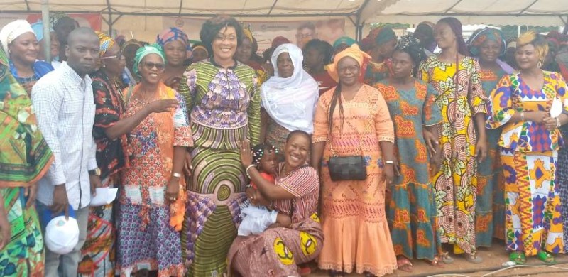La ministre a exhorté les femmes à relayer son message visant le bien-être des filles. (Photo : Dr)