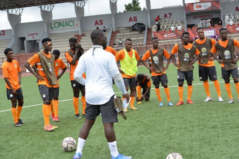 Emerse Faé et sa troupe sont déjà concentrés sur le match contre le Niger. (DR)
