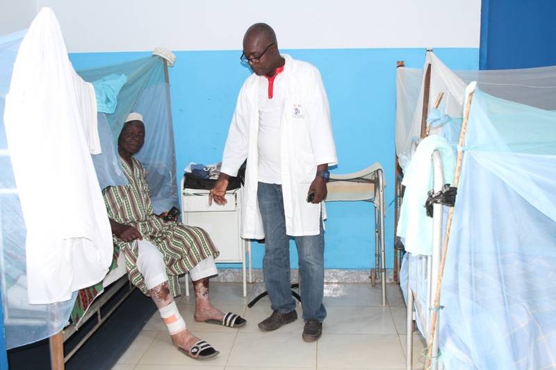La salle d'hospitalisation dépourvue de commodité. (Joséphine Kouadio)