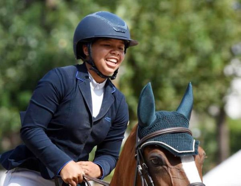 Rania Dindane, fait connaître l'équitation ivoirienne dans le royaume chérifien. (Ph: Dr)