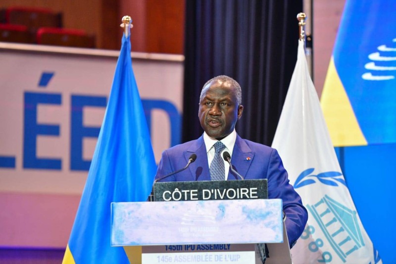 Adama Bictogo, le président de l'Assemblée nationale ivoirienne a tenu en haleine l'assistance au cours de ces Assises à Kigali. (Dr)