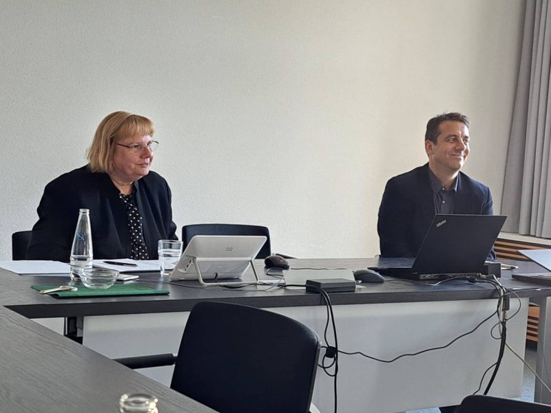Cornelia Berns directrice de la Coopération internationale, au ministère de l'alimentation et de l'agriculture ( extrême gauche) propose une coopération plus accrue entre les États face aux défis de l'agriculture. (DR)