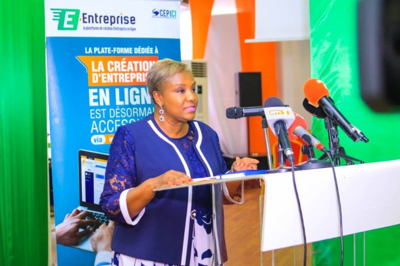 Solange Amichia, directrice générale du Cepici (Photo DR)