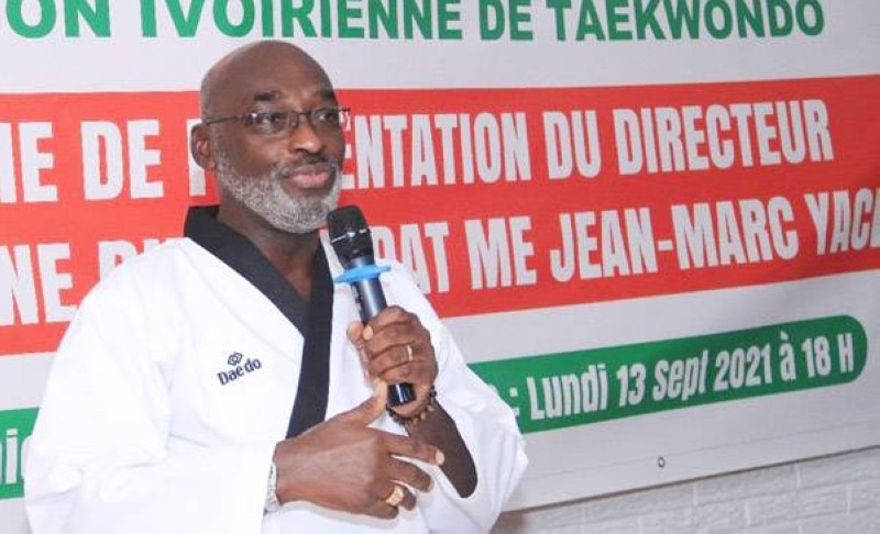 Jean Marc Yacé réélu président de la Fédération ivoirienne de taekwondo. (Ph: Dr)