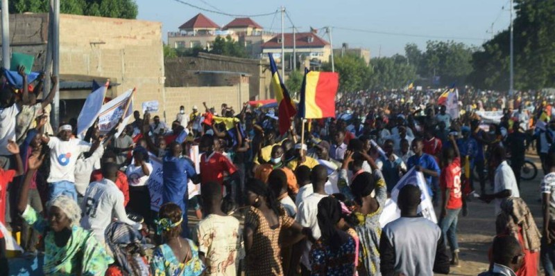 Tchad-manifestations. ( Ph: La trobune Afrique)