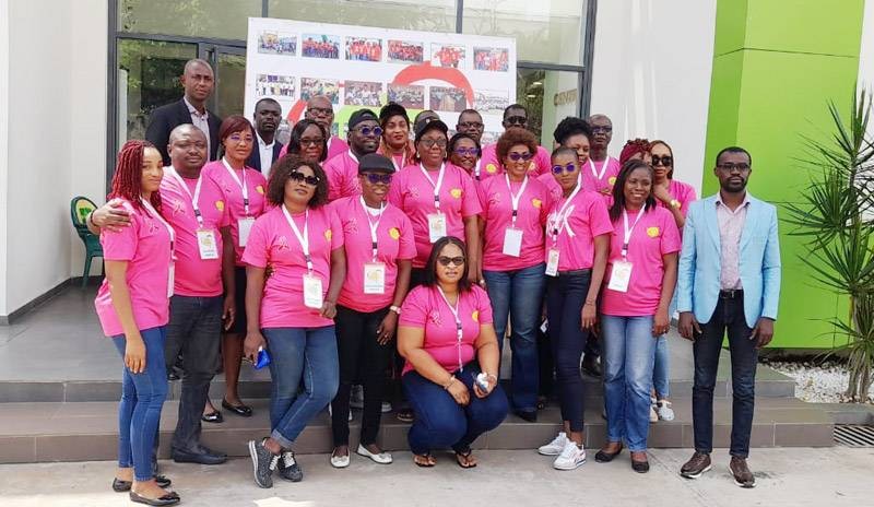 La photo de famille après la formation sur le cancer de sein. (Ph: Dr)