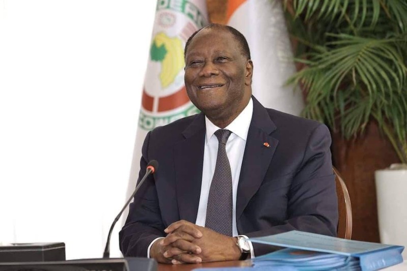 Le Président Alassane Ouattara