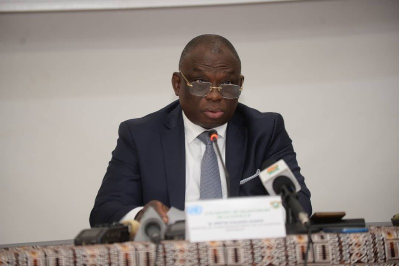 Le ministre de la Réconciliation et de la cohésion nationale,  Kouadio Konan Bertin q