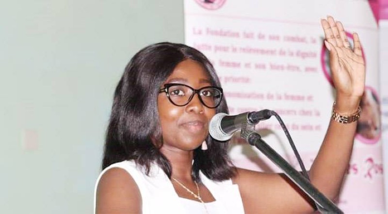 Dr Gouessé Rita exhorte les femmes au dépistage. (Ph: Dr) 