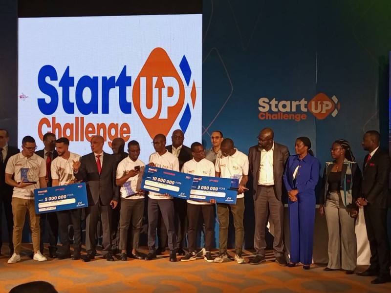 Le jury a décerné le grand prix Moov Africa CI Startup Challenge 2022 à la solution Myservices