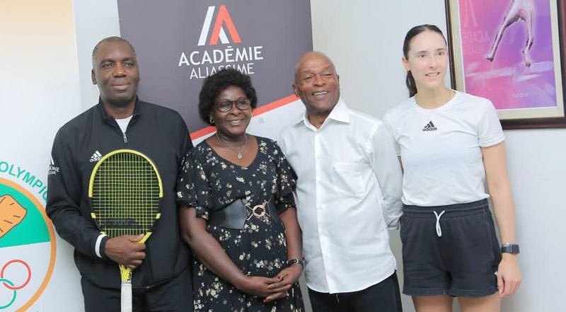 Sam Aliassime va former de futurs champions en Côte d'Ivoire. (Ph: Dr)