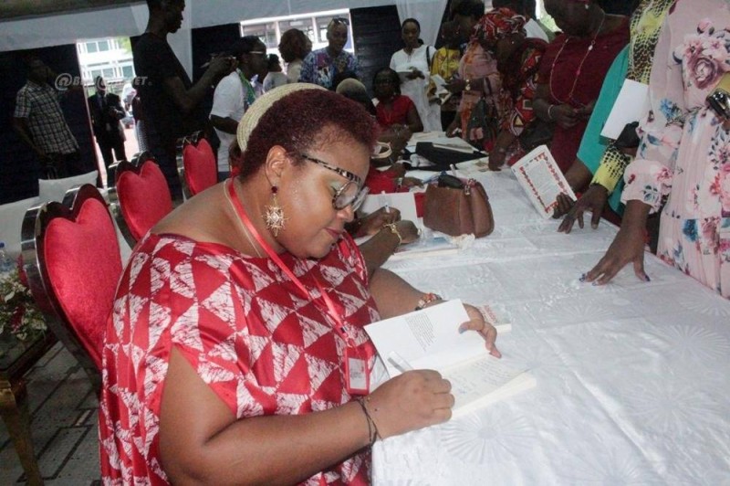 Dr Liéma Bissouma, lors de la dédicace. (DR)