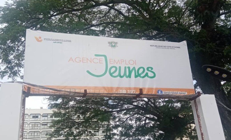 Le siège de l'Agence emploi jeunes à Abidjan-Plateau