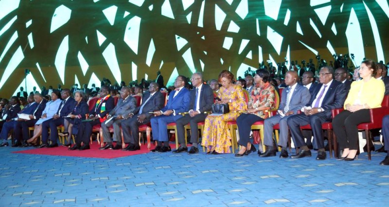 La cérémonie s'est déroulée en présence des Chefs d'Etat du Ghana, de l'Ethiopie et du Zimbabwe, de plusieurs vice-Présidents et Premiers ministres, ainsi que des acteurs acteurs du secteur privé africain. (Ph: Sébastien Kouassi)