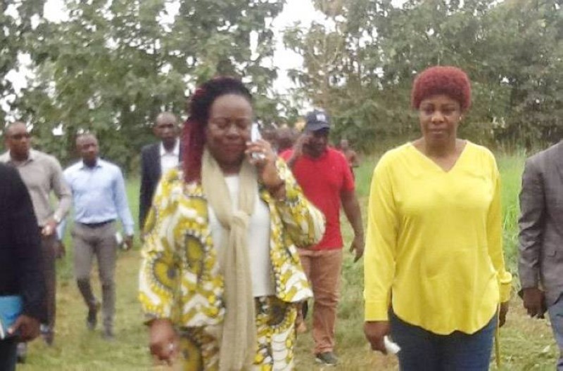 La délégation du Pr Ouattara-Soro Fatou Shcherazade. (DR)