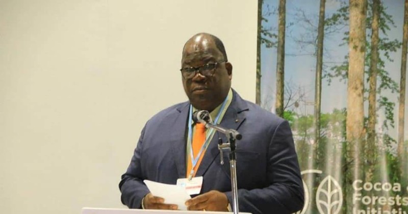 Le ministre des Eaux et Forêts, Laurent Bogui Tchagba