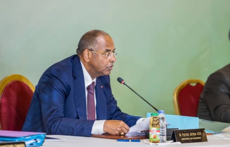 Le premier ministre Patrick Achi