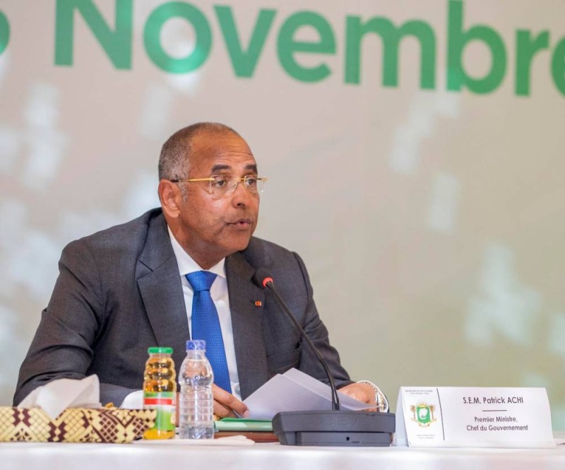 Le premier Ministre Patrick Achi