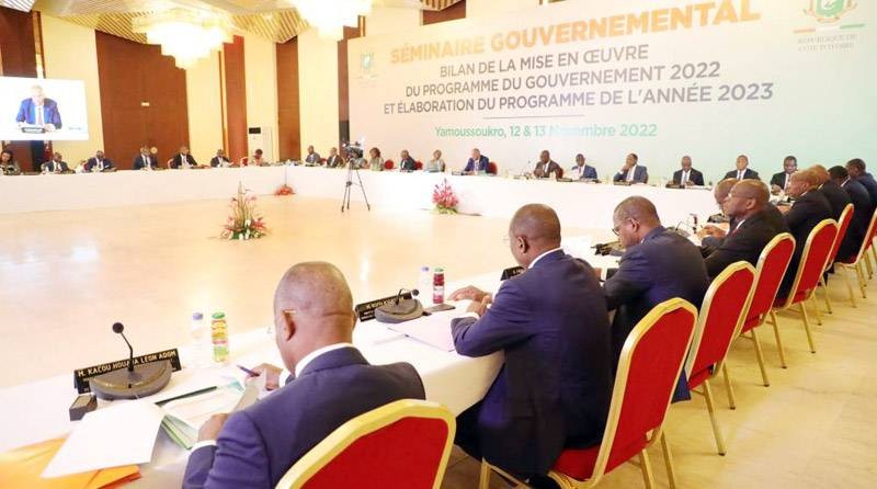 Le membres du gouvernement invités à traduire en acte les actions relevant de leurs départements. (Ph: Honoré Bosson)