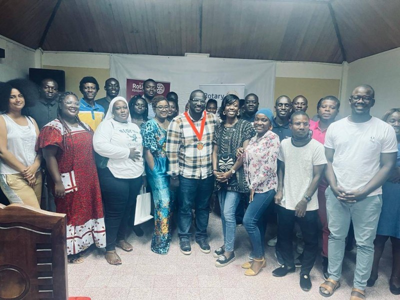 Les membres du Rotaract et de Interact. (DR)