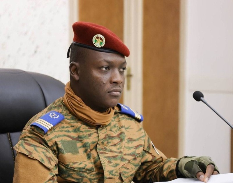 Le Capitaine Traoré Ibrahim, président du Faso
