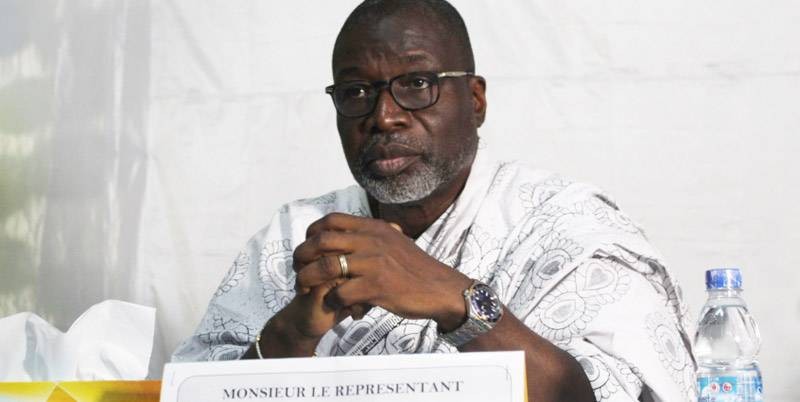 Le représentant du Représentant de l’OMS en Côte d’Ivoire, Dr Ané Ambroise, lors de la célébration officielle de la Journée africaine de la médecine traditionnelle (Jamt), à Agboville. (Ph: AIP)