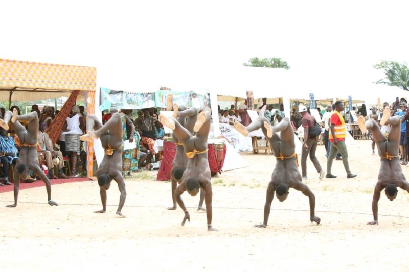 Adzope, à l'ouverture du Festival national des jeux traditionnels