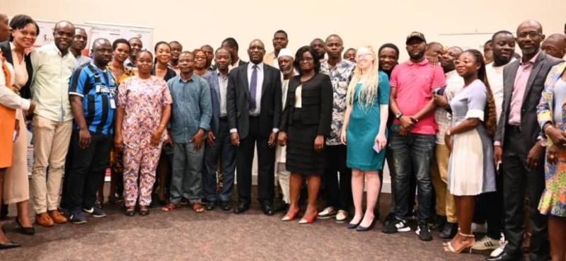Séminaire d'instruction des journalistes sur les activités et projets du ministère de la Promotion de la jeunesse, de l’Insertion professionnelle et du Service civique, 18/11/22 à Abidjan. (DR)