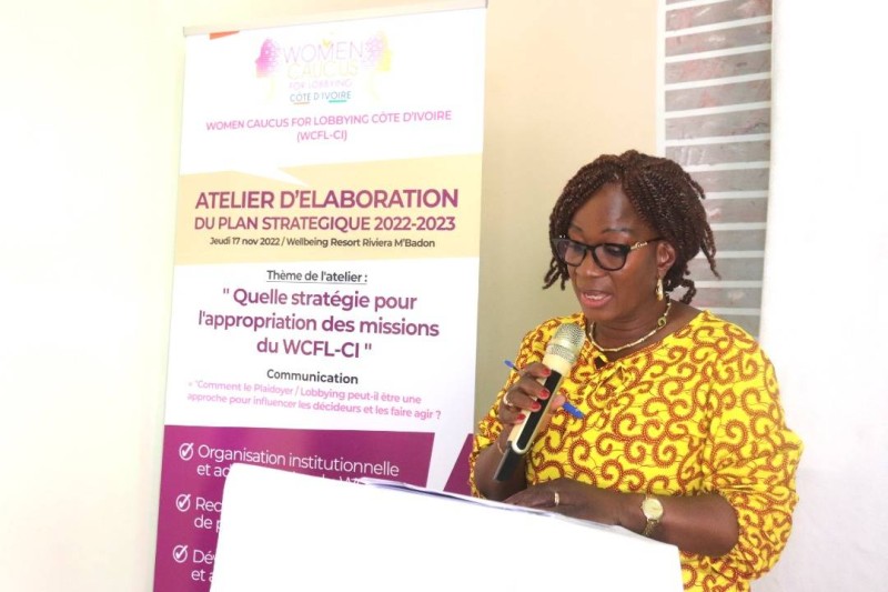 La présidente du Women Caucus for Lobbying-Côte d'Ivoire,  Dr Agnès Monnet. (DR)