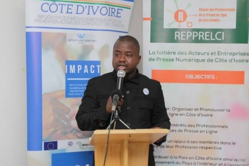 Sermé Lacina, président du Repprelci. (DR)