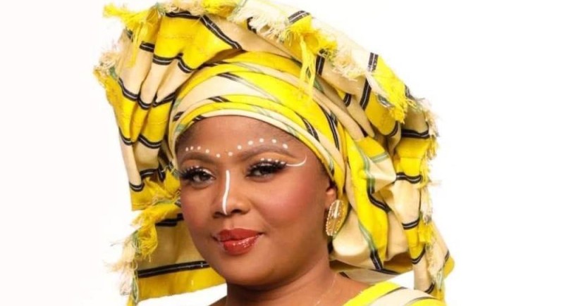 Ouli Pat, la promotrice du festival Yorodéhé œuvre pour la promotion du pagne tissé.