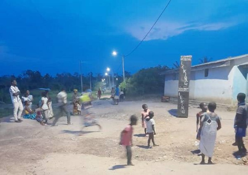 Le village d'Abatoulilié définitivement sorti de l'obscurité. (Ph: Dr)