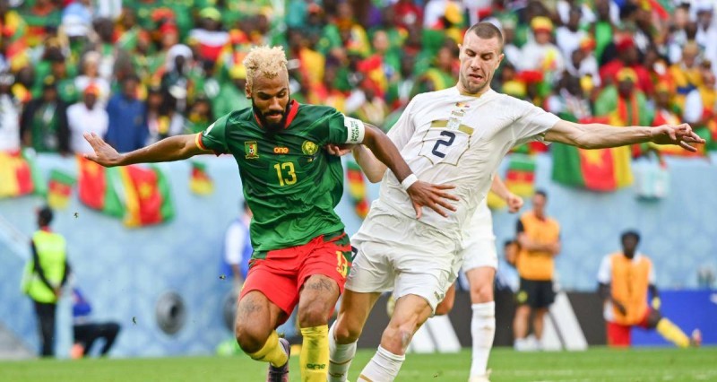 Le Cameroun et la Serbie se sont séparés sur un nul (3-3), ce lundi. (Dr)