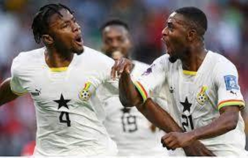 La joie des Black Stars après leur brillante victoire contre la Corée du sud. (Ph: Dr)