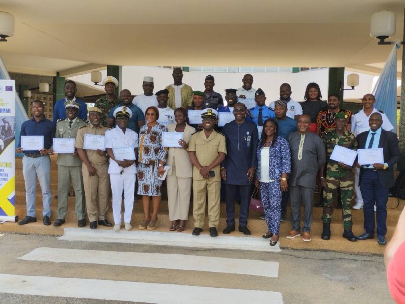Après deux mois de formation, les participants à ce séminaire sont désormais capables d’exercer avec efficacité, leurs pouvoirs de police en mer. (DR)