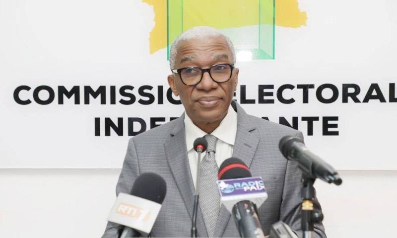 Émile Ebrottié, porte-parole de la CEI, appelle l’ensemble des acteurs au respect scrupuleux des dispositions du code électoral. (Ph: Dr)