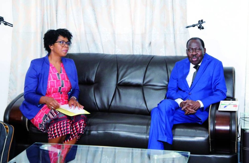 La présidente Kylly Fernandes  et le président de la Habg. (Ph: Poro Dagnogo)