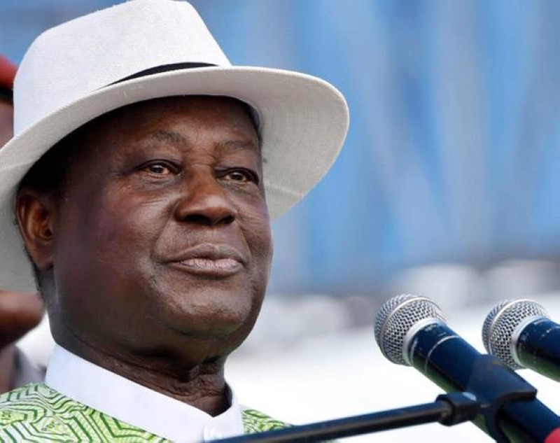 Henri Konan Bédié, président du Pdci-Rda. (Ph: Dr)