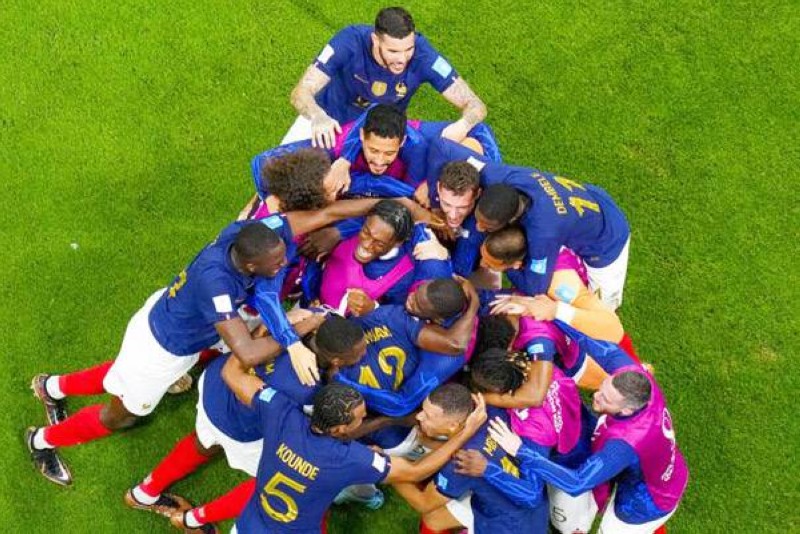 Les Bleus en finale de la Coupe du monde Qatar 2022. (Ph: Dr)