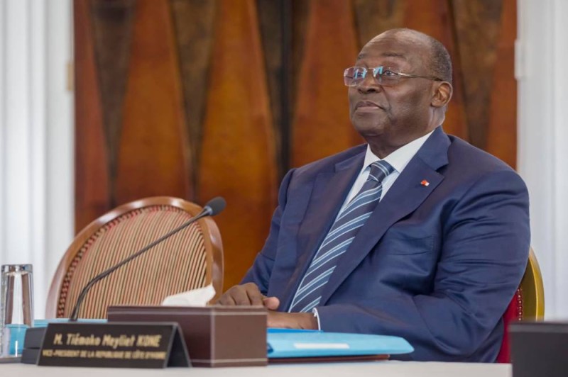 Le Vice-président Tiemoko Melyet Koné