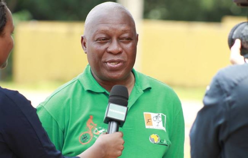 Le président de la Fédération ivoirienne de cyclisme, Allah Kouamé.