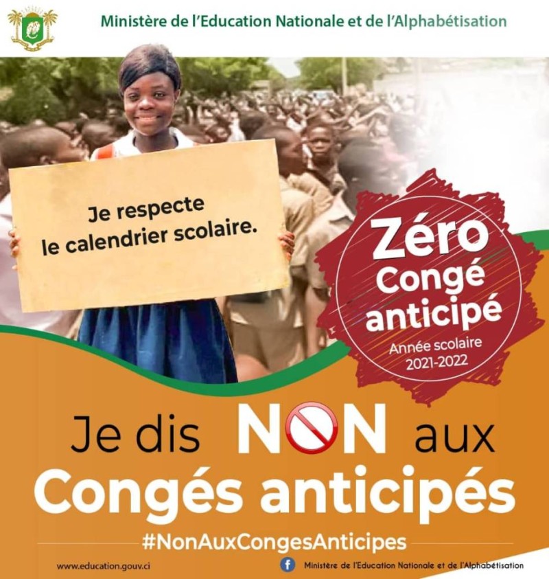 La campagne  "Zéro congés anticipés ". (DR)