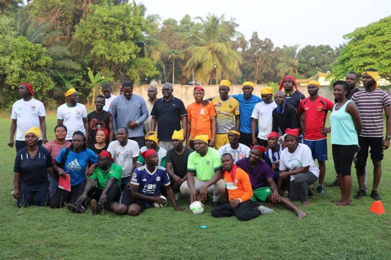 La rencontre a donné lieu à des jeux ludiques et à des activités sportives. (Ph: Dzso)