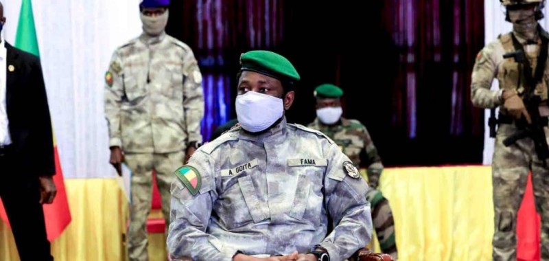 Le président de a transition malienne, Assimi Goita