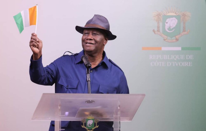 Le Président de la R&publique Alassane Ouattara